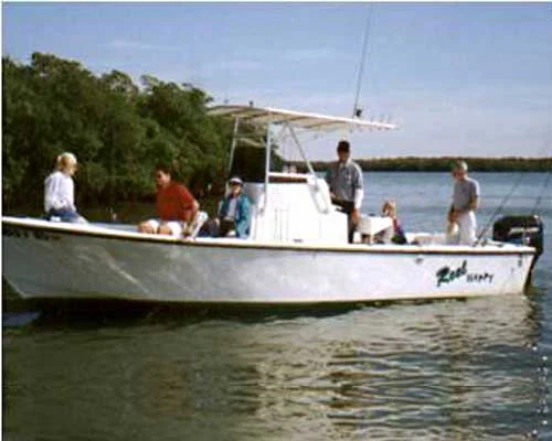 The Reel Happy center console charter boat